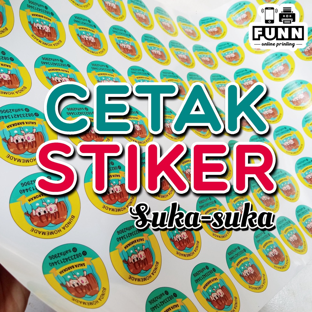 Jual CETAK STIKER CUSTOM | STIKER SUKA-SUKA | STIKER CUTTING | STIKER ...