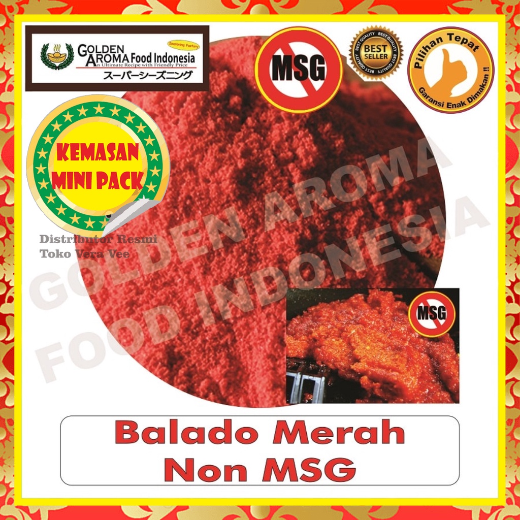 Jual Bumbu Tabur Rasa Balado Merah Non MSG 50Gr Bubuk Tabur Balado ...