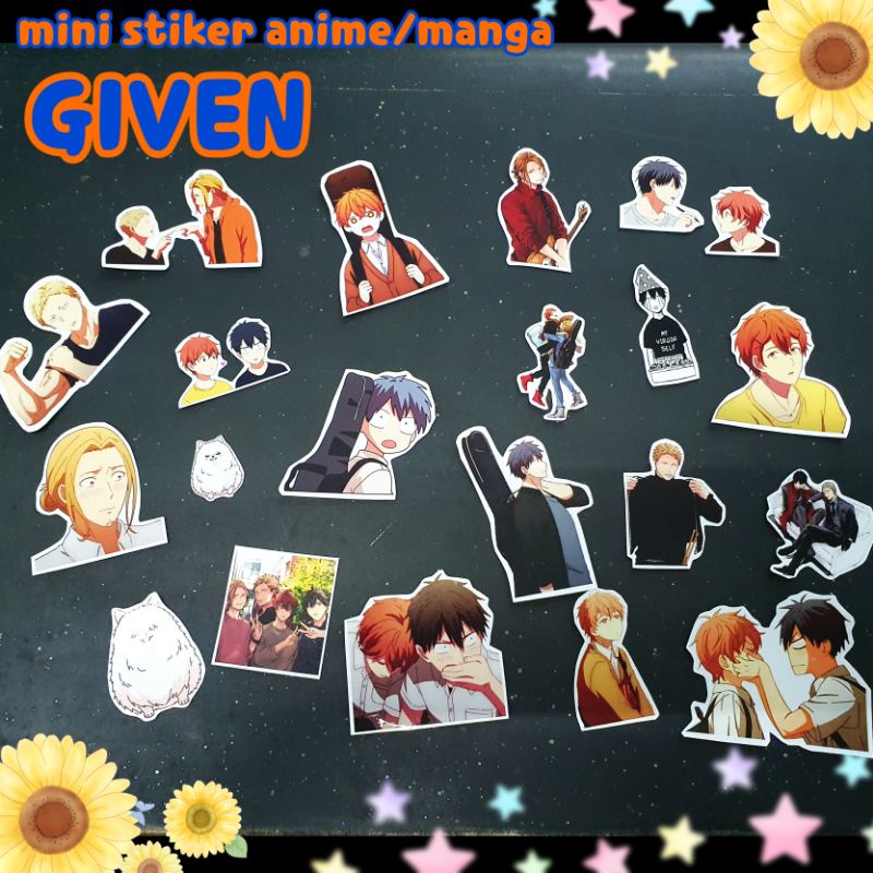 Jual stiker anime/manga GIVEN | Shopee Indonesia