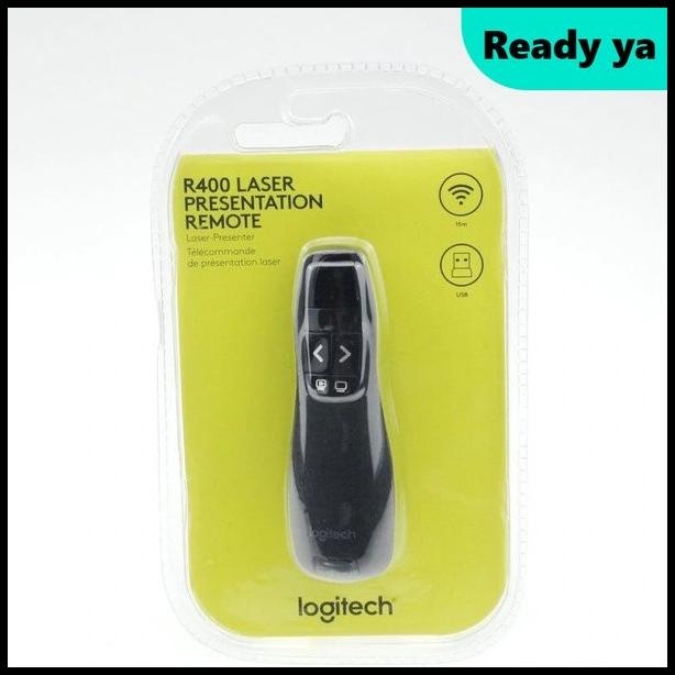 Jual Laser Pointer Logitech R400 Presenter Laser Merah Presentasi Red