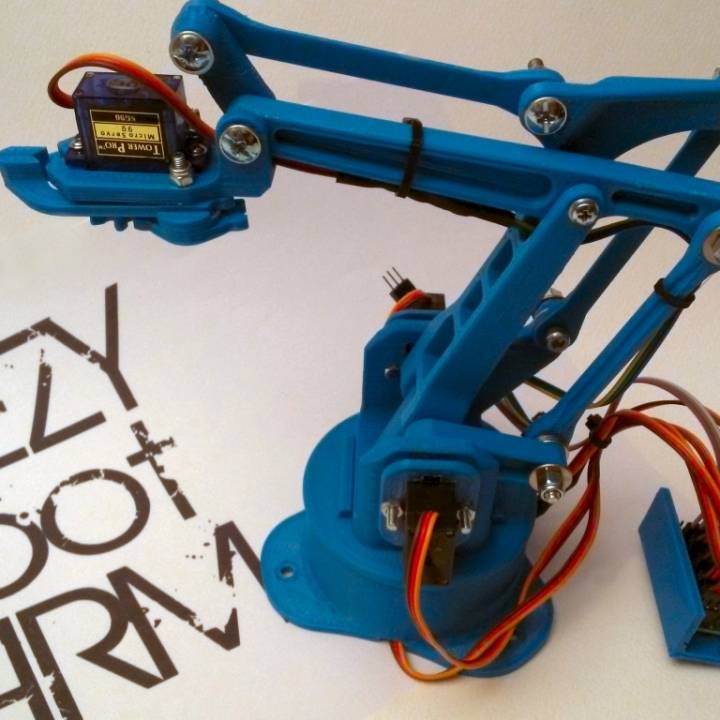 Jual Arm Robot Arduino (kit only) - 3d printing | Shopee Indonesia