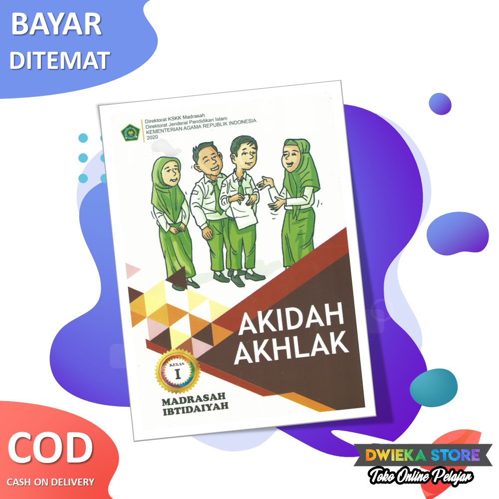 Jual Buku Siswa Akidah Akhlak Kelas 1 MI KEMENAG | Shopee Indonesia