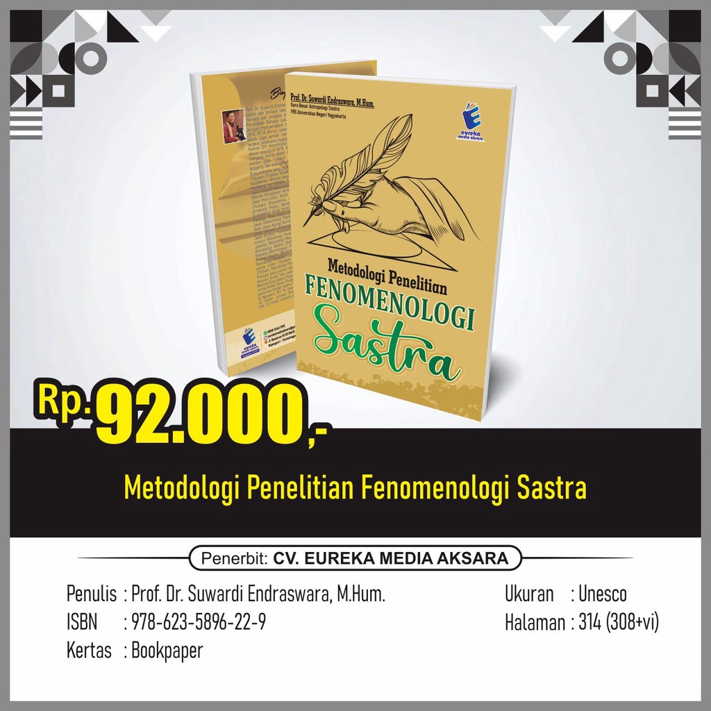 Jual Metodologi Penelitian Fenomenologi Sastra | Shopee Indonesia