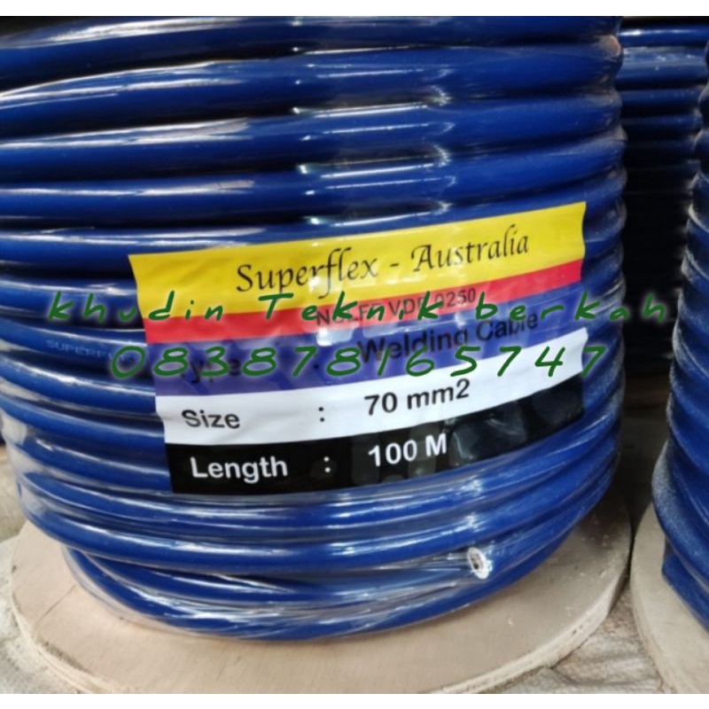 Jual Kabel Las Superflex Australia 70 mm x 100 mm | Shopee Indonesia