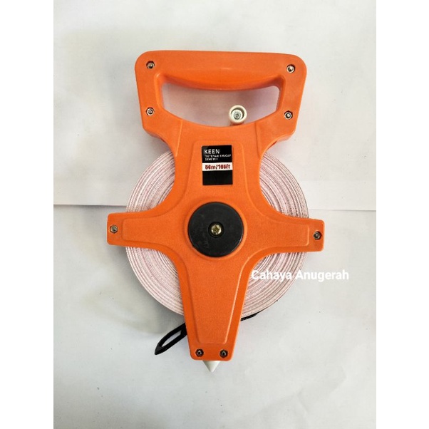 Jual Meteran Fiber Merk Keen / Meteran Tancap / Meteran Gulung Roll ...
