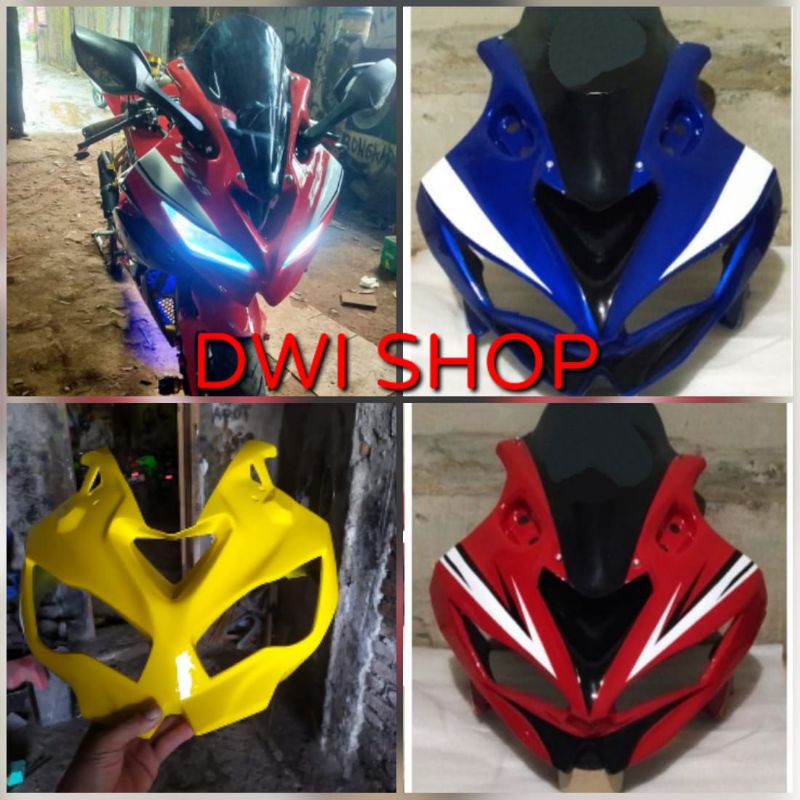 Jual kedok yamaha r15 v2 topeng R15 v2 model N8nja zx25r | Shopee Indonesia