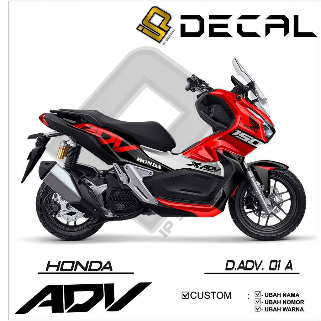 Jual ADV 150 Decal sticker Stiker Dekal full body ADV 150 desain 04 ...