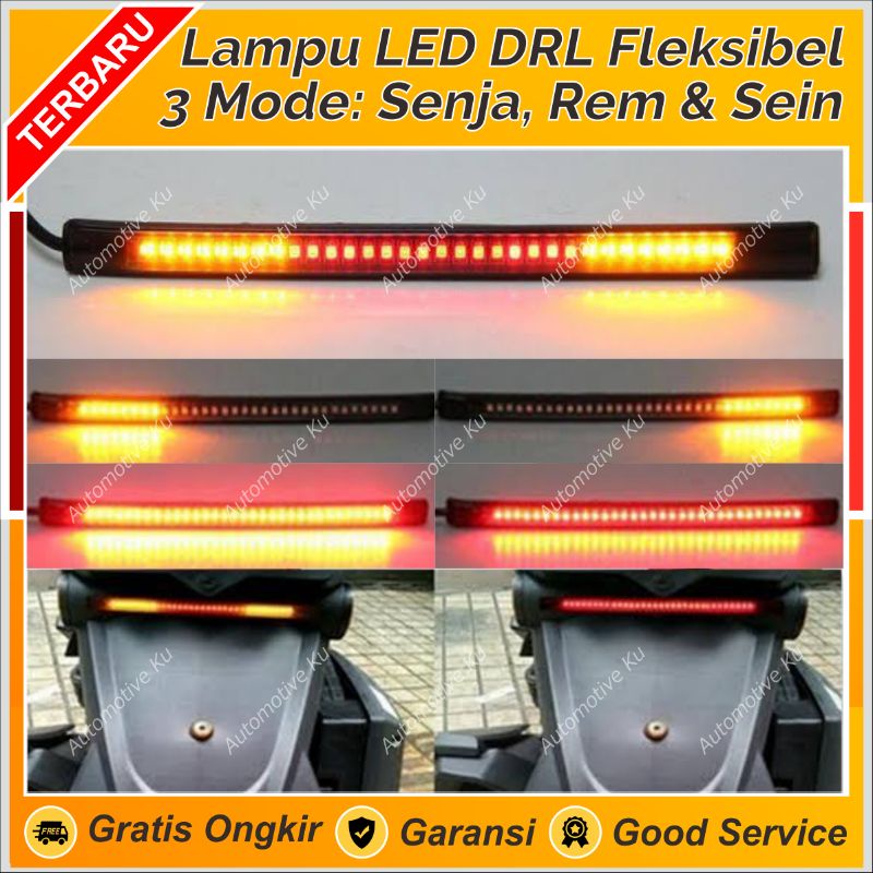 Jual Variasi Lampu Drl Led Fungsi Senja Rem Sein Fleksibel Titik