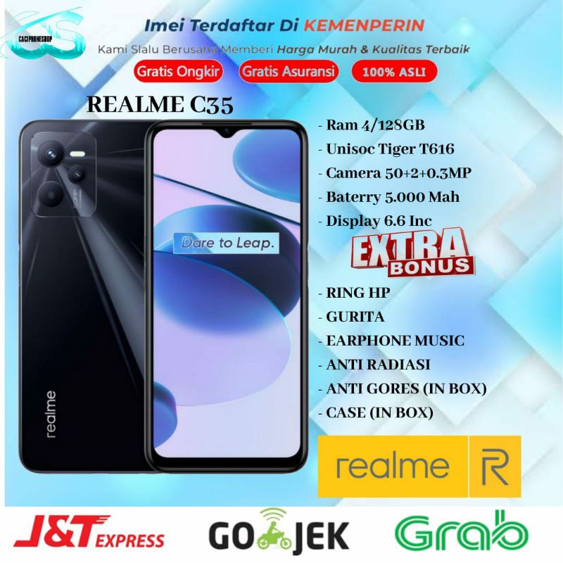 Jual Realme C35 4/128 4/64 Ram 4GB Rom 128GB Garansi Resmi Realme 1 ...