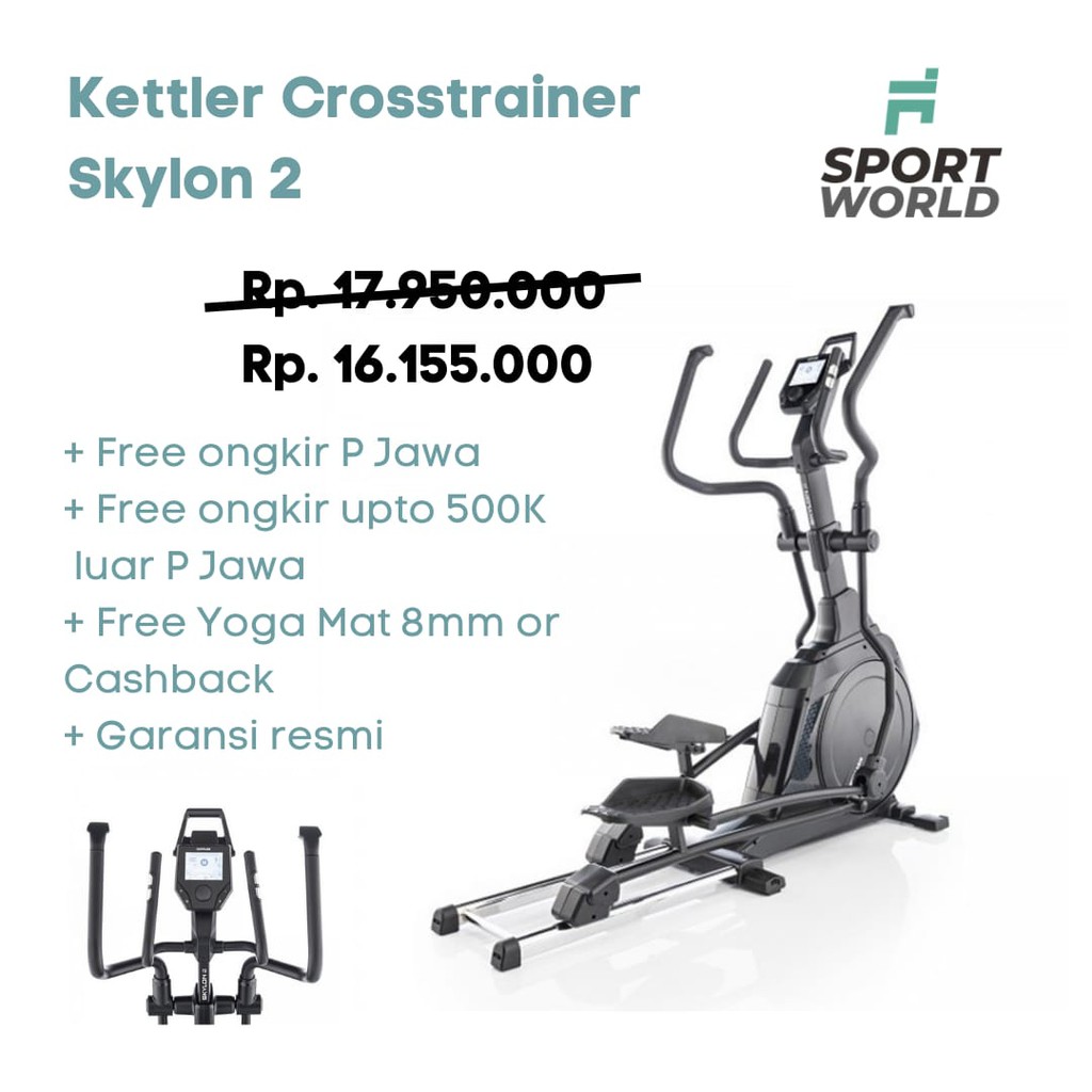 Harga cross trainer online kettler