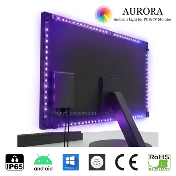 Smart Ambient Light Monitor RGB Auto Sync For PC Monitor LED TV Aurora Light