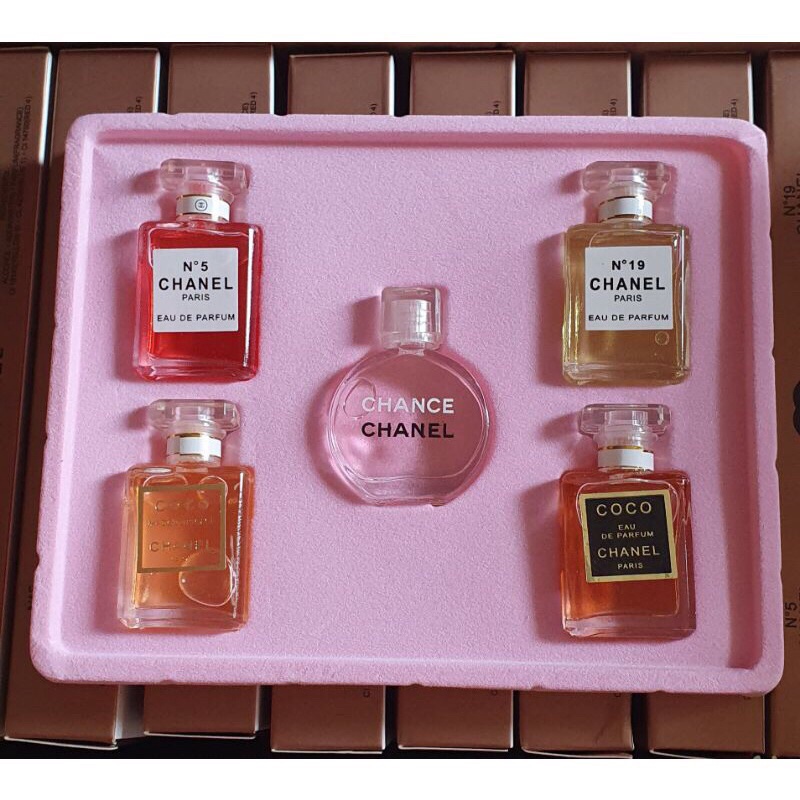 Jual BEST SELLER CHANEL CHANCE PARFUM MINI SET 5 IN 1 5ML Shopee Indonesia