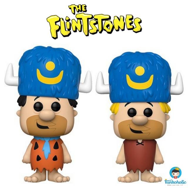 Fred Flintstone and Barney Rubble Funko Pop Water Buffalo orders hat exclusive