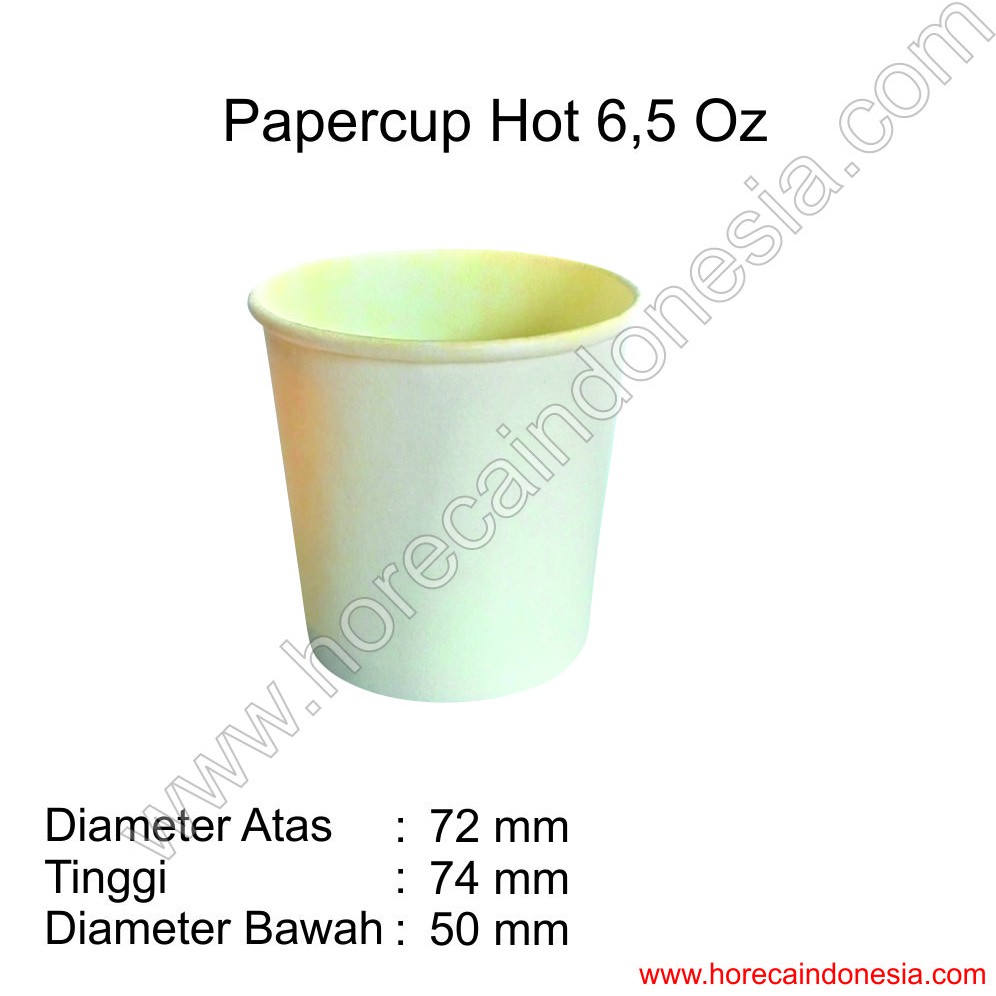 Jual Papercup 6,5 oz, 1 dus=1.000 pcs | Shopee Indonesia
