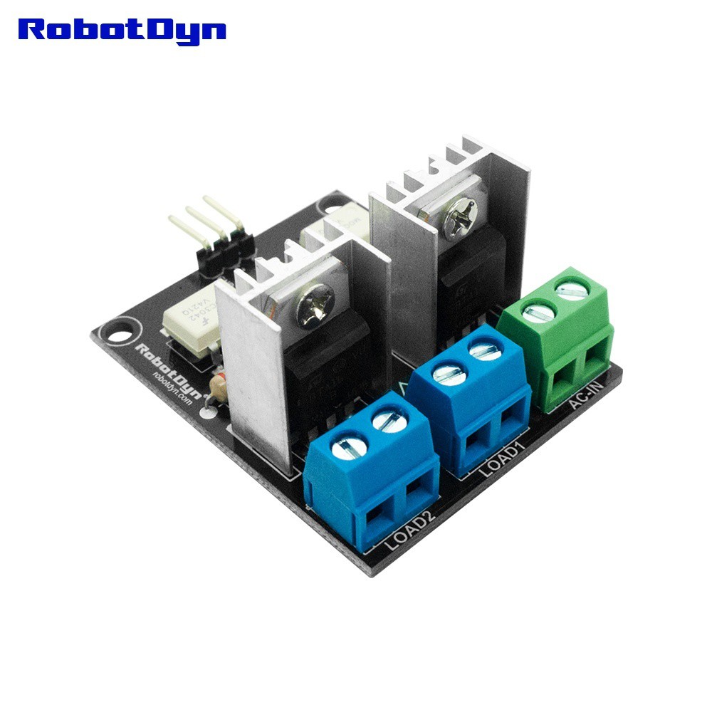 Jual ROBOTDYN 2 CHANNEL THYRISTOR AC 220V 110V 5A PEAK 10A SWITCH ...