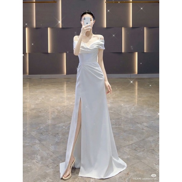 korean bridesmaid dress Jual Chiobushop - Regie / Long Dress Party Bridesmaid Pesta Prewedding  Kondangan Dress Wanita Korean