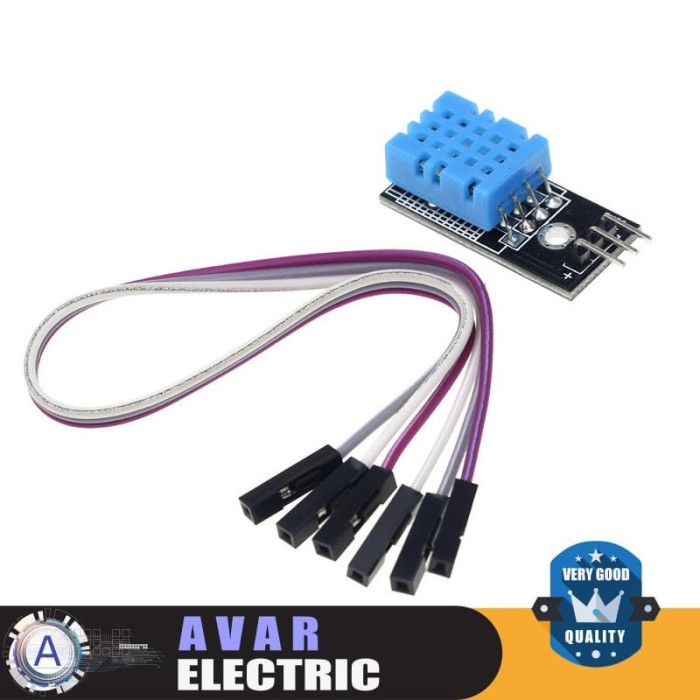 Jual DHT11 Humidity Sensor Modul Kelembaban DHT 11 Arduino Module ...