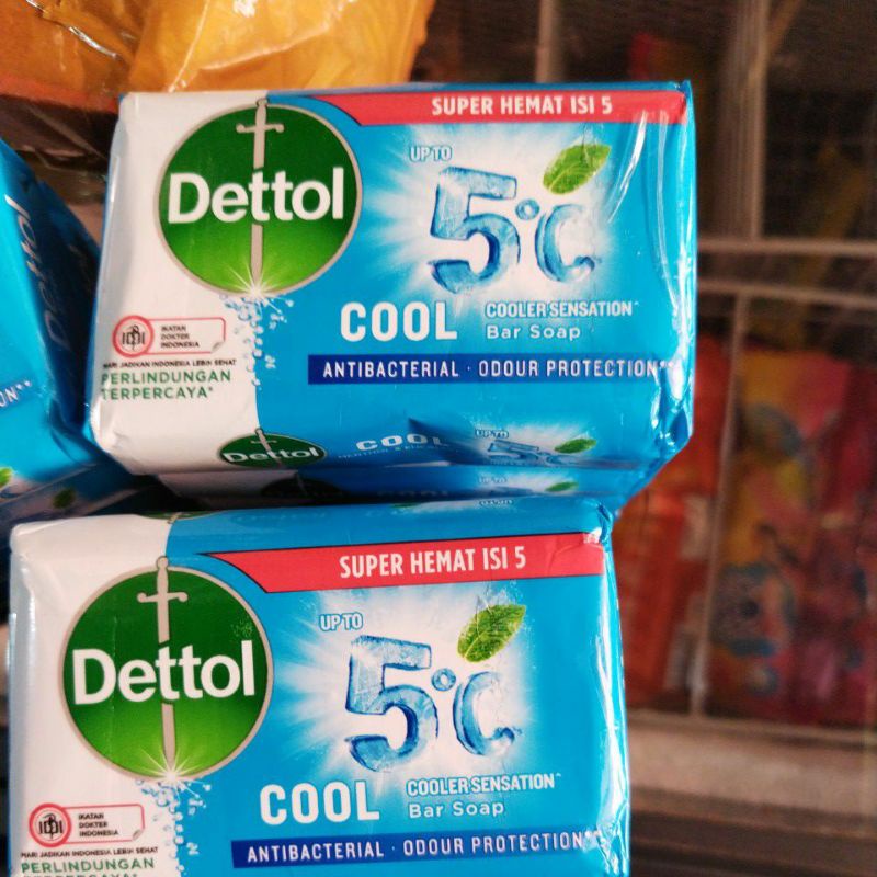 Jual Dettol Cool Kesegaran Menthol / Sabun Mandi Batangan Anti Bakteri ...