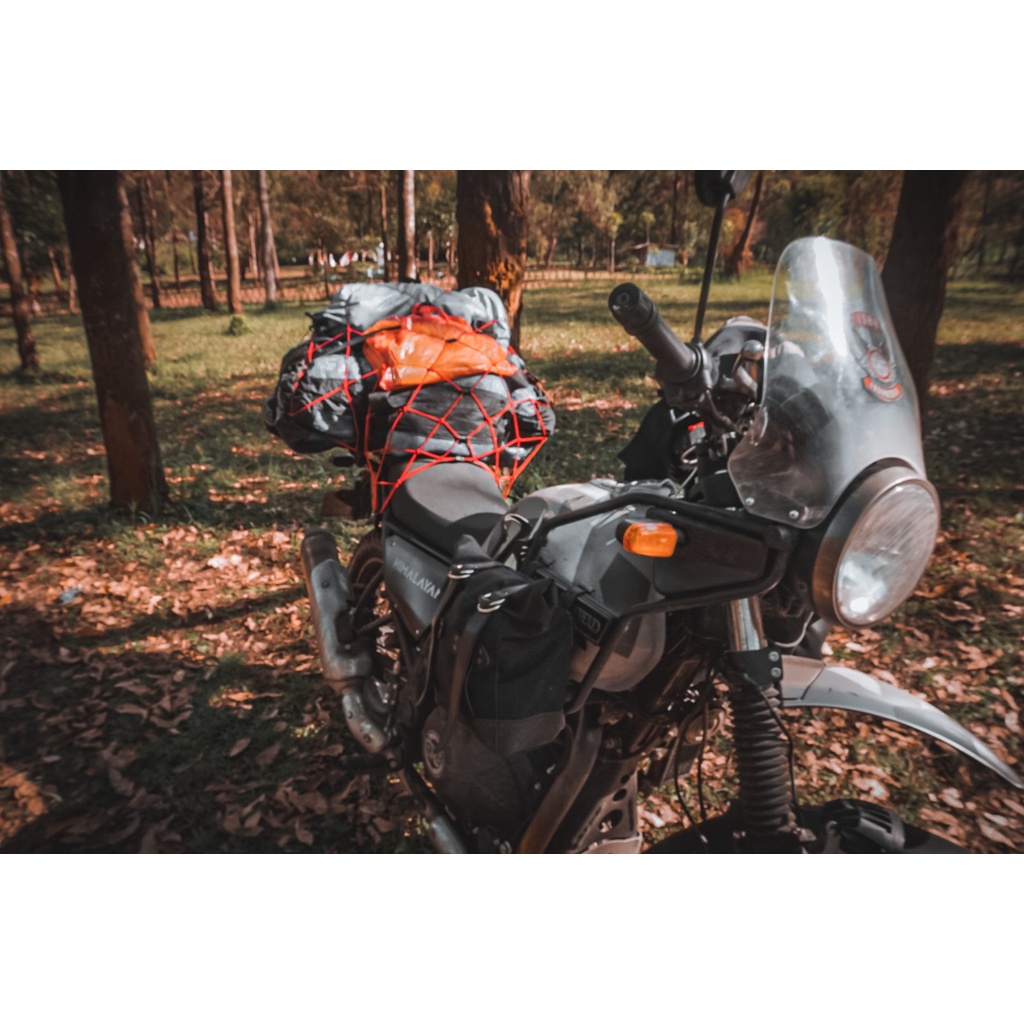 Jual jaring touring motor cargo besar tas carrier koper medium kambing ...
