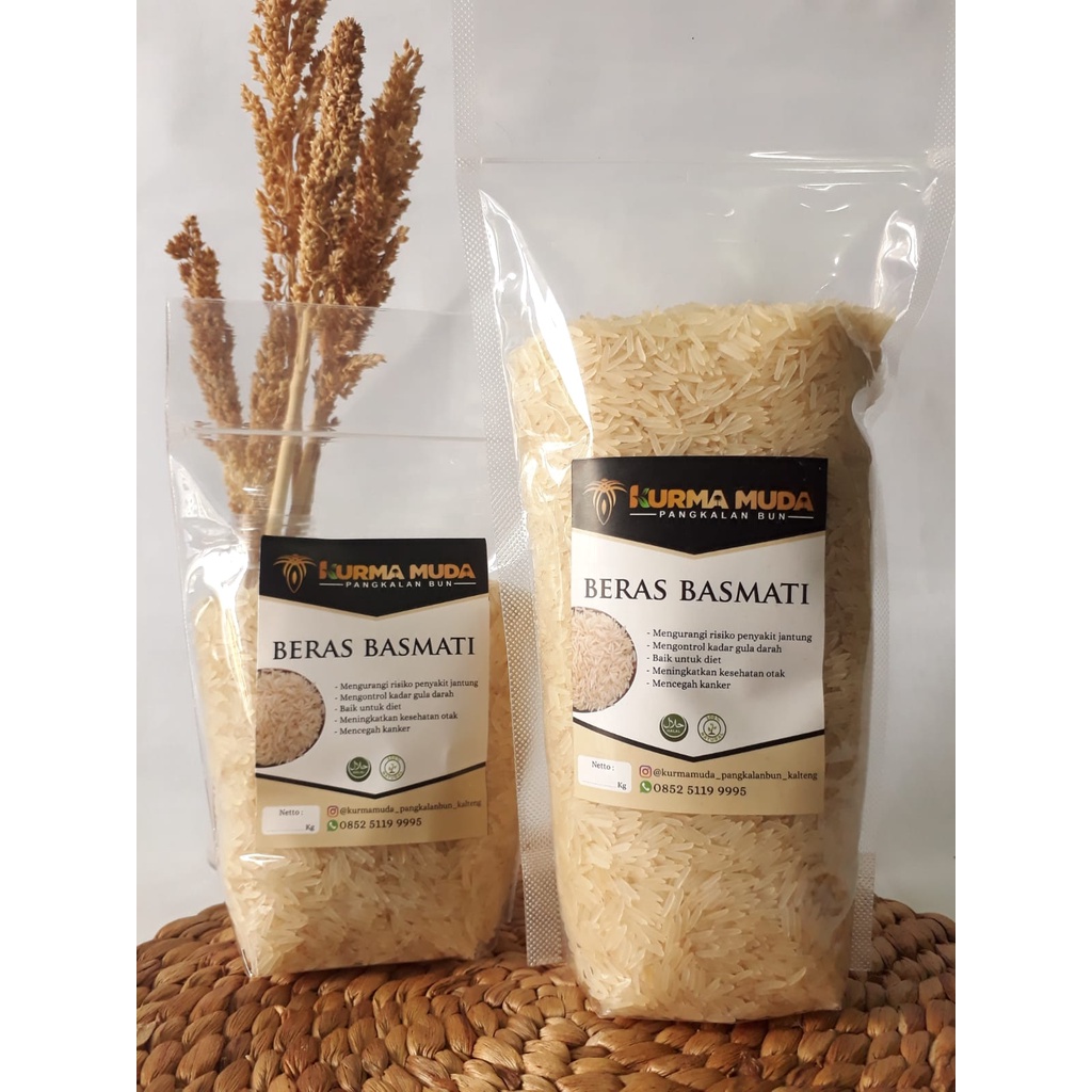 Jual Beras Basmati Abu Kass 1kg dan 500gr | Shopee Indonesia