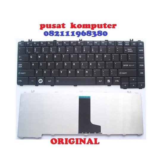 Jual Keyboard Laptop Toshiba Satellite C600 C640 L640 L645 L635 L745 ...