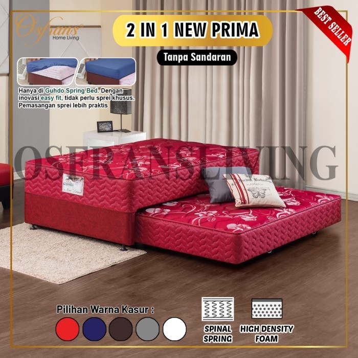 Jual Guhdo Spring Bed Sorong New Prima 2 in 1 - TANPA SANDARAN / KASUR ...