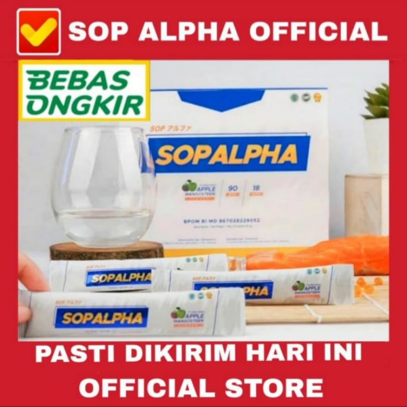 Jual sop alpha original 9 sachet multi vitamin | Shopee Indonesia