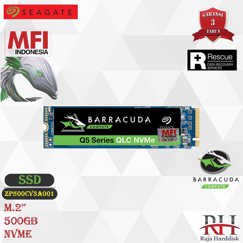 Jual Seagate Barracuda Ssd Q5 M2 Pcie Gen3 Nvme 2280 500gb M2 500 Gb Shopee Indonesia 2015