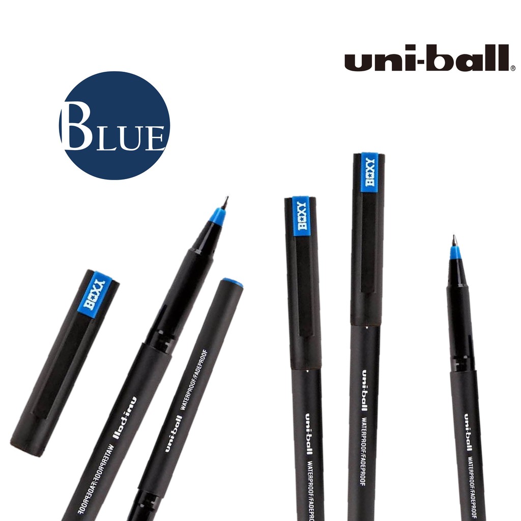 Jual PULPEN / PENA / BALLPOINT / PEN BOXY UNIBALL WANA BIRU DAN HITAM ...