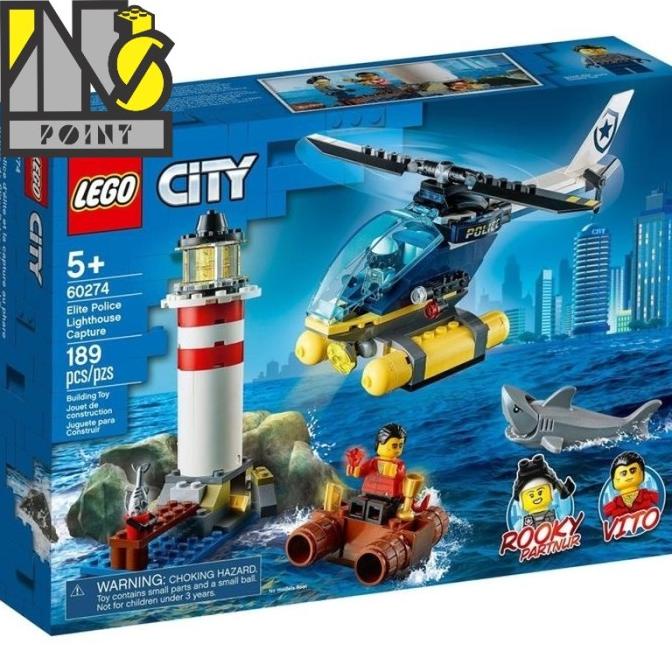 Jual Lego 60274 - City - Elite Police Lighthouse Capture Model Kit ...