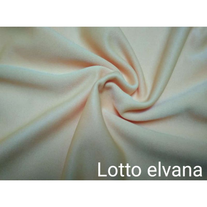 Jual Kain Kaos Lotto Elvana Tebal Kiloan -+ 3.5 meter Bahan Celana