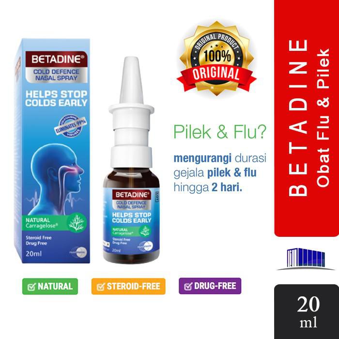 Jual MANJUR BETADINE COLD DEFENCE NASAL SPRAY DEWASA ML OBAT FLU DAN PILEK Shopee