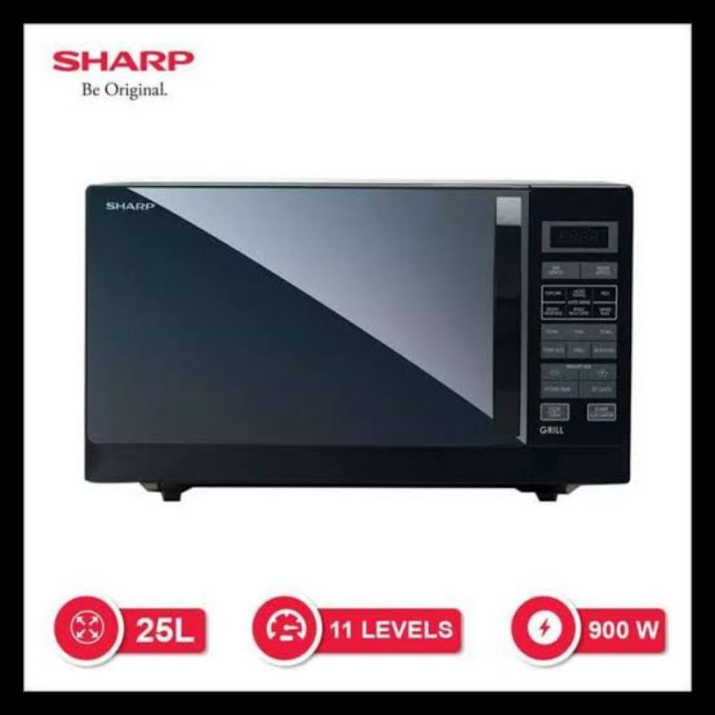 Jual Microwave Oven SHARP R-728 IN / SHARP R728 S/W/B Grill 25 Liter ...
