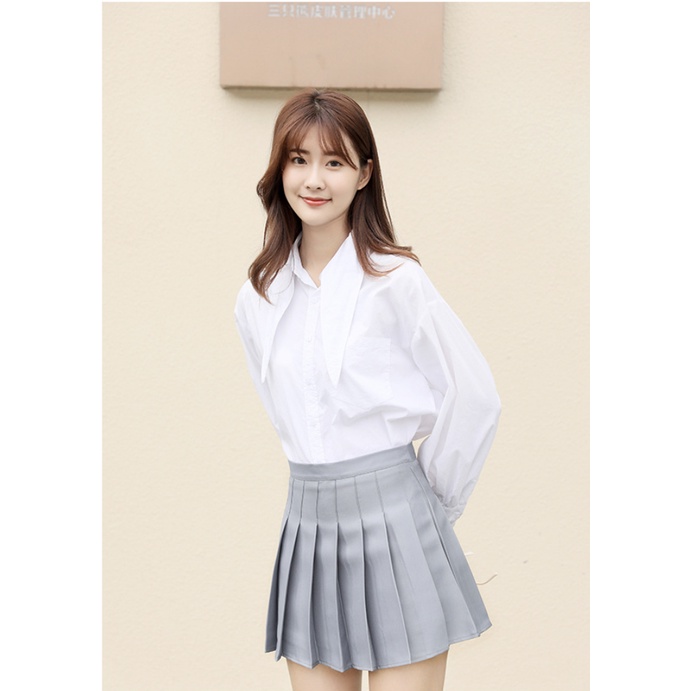 Jual Girlwish Korean Mini Skort Rok Pendek Korea Rok Lipit Mini