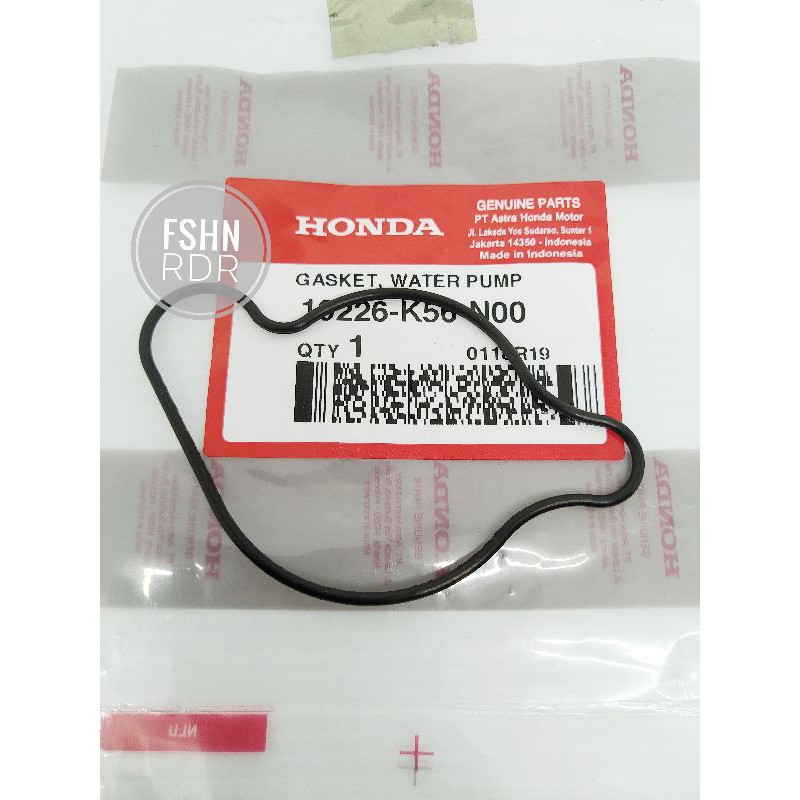 Jual Sil karet Waterpump pompa radiator seal Sonic CB150R GTR CBR K56