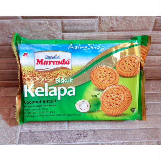 Jual Marindo Biskuit Kelapa / Marindo Kelapa 260 Gram | Shopee Indonesia