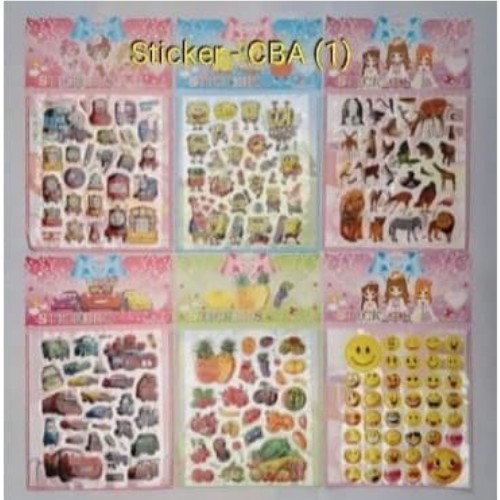 Jual Stiker Tempelan Karakter Cartoon lucu Stiker unik timbul | Shopee ...