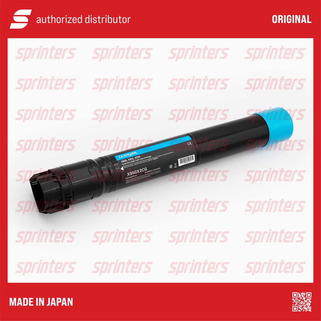 Toner Cyan Compatible Lexmark C950, X950, X952, X954 - Réf. C950C / C950X2CG
