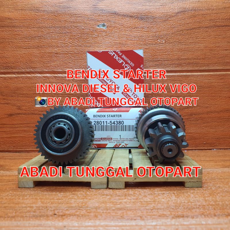 Jual BENDIX STARTER BENDIK STATER GIGI BENDIK TOYOTA HILUX VIGO, INNOVA ...