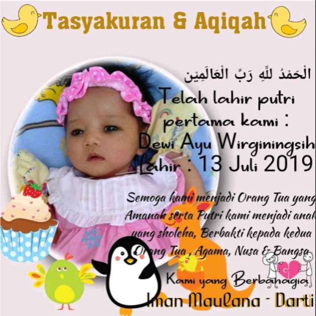 Jual Stiker Aqiqah | Shopee Indonesia