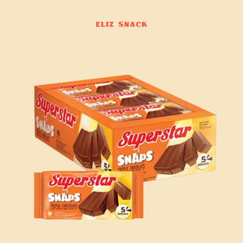 Jual wafer roma superstar snaps 12 pcs @28 gr | Shopee Indonesia
