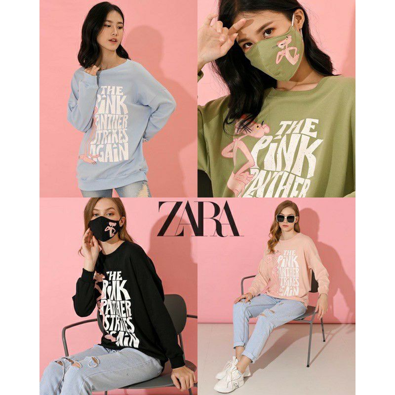 Pink panther outlet sweater zara