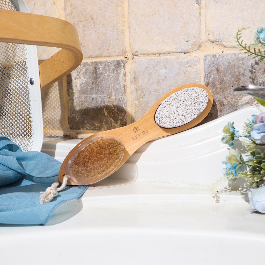 Jual Aelin 4 in 1 Foot Scrubber Pedicure Tool Exfoliating Spa