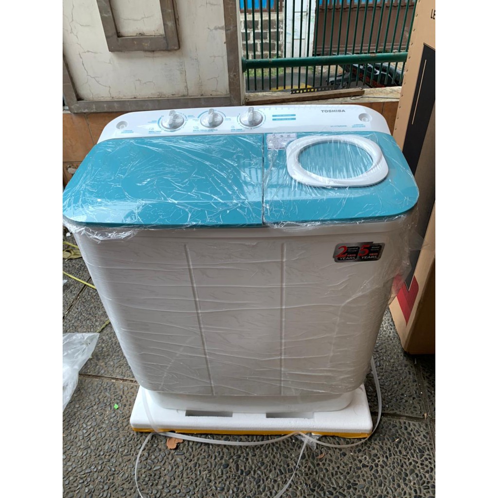 Mesin Cuci 2 Tabung Toshiba VH-H75MN 6.5Kg
