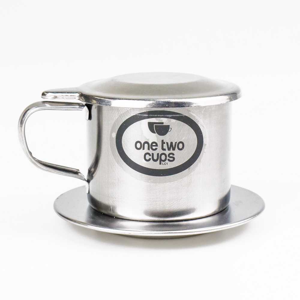 Jual One Two Cups Filter Saring Kopi Coffee Drip Pot Stainless Steel