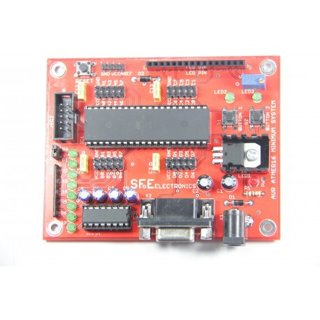 Jual SFE AVR Minimum System atmega 16 + Connector LCD (TANPA IC ATMEGA ...