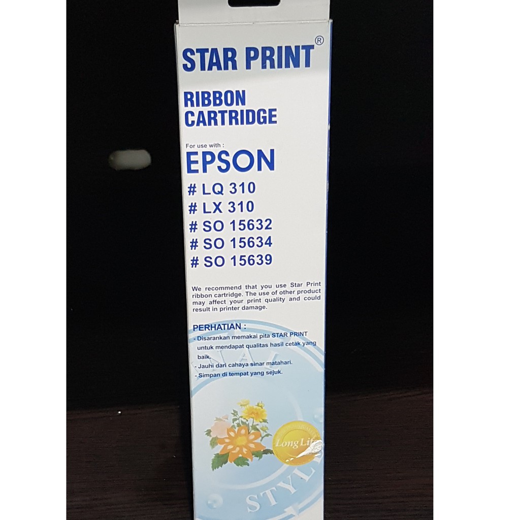 Jual Ribbon Star Print untuk Epson Lx-310 LQ-310 Ribbon Print Rite ...