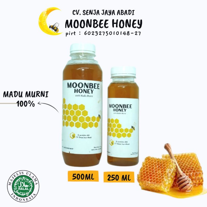 Jual Madu Murni 100 Moonbee Honey Grade A 500ml Natural 100 Pure Honey Shopee Indonesia