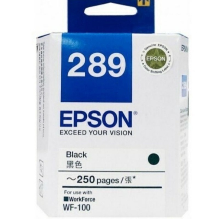 Jual Tinta Epson 289 Black Originalprinter Epson Workforce Wf 100 Shopee Indonesia 6973