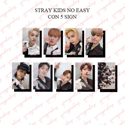 Jual [READY / SET] STRAY KIDS NOEASY PHOTOCARD SKZZ FAN MADE